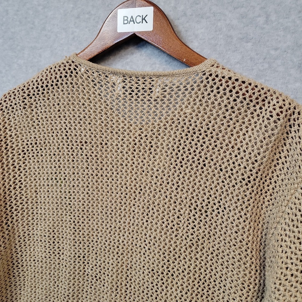 Vintage Jantzen Cardigan Sweater Women's M Beige Embroidery Mushroom Aesthetic - Picture 5 of 11